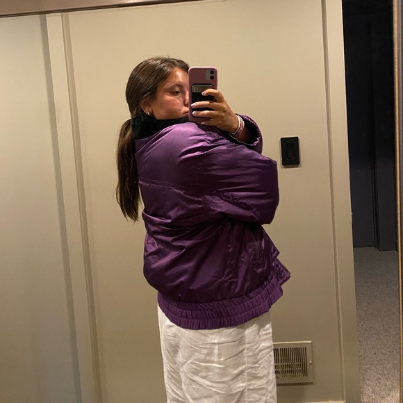 Oversized Vintage Purple Snuggler Ski Jacket - Picture 2 of 4